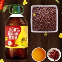 逸飛農家菜籽油5升食用油四級菜籽油糧油 植物油 菜油 批發價