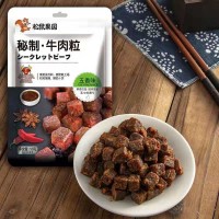 包郵風干手撕牛肉廠家牛肉粒袋裝肉類零食休閑食品即食香脆魚皮