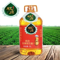 佛山糧源一級特香花生油濃香食用油 一罐大瓶裝5升花生油廠家批發(fā)