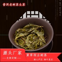 云南普洱茶茶葉批發 細葉散裝生茶景谷黃草壩古樹茶生普散茶200g2包起批