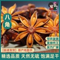 廣西大紅八角春花八角干枝八角大茴香五香料調(diào)料鹵料大料500克